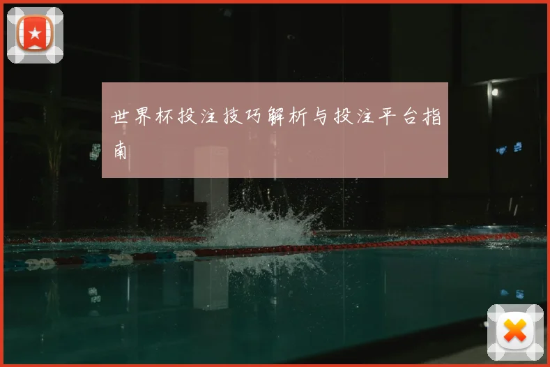 世界杯投注技巧解析与投注平台指南